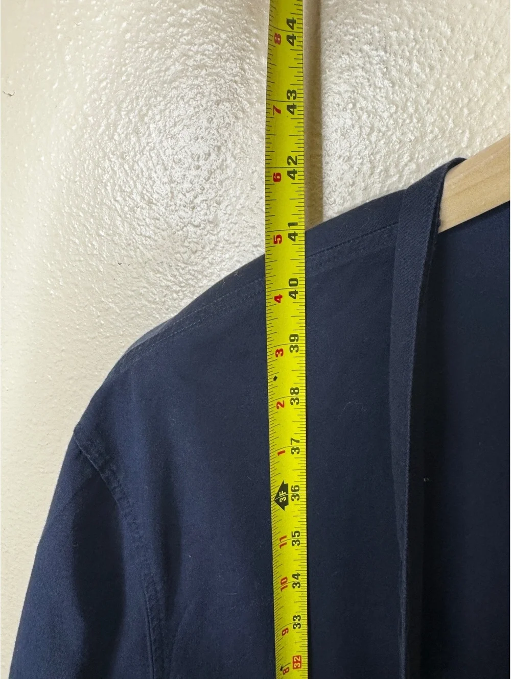 Polo Ralph Lauren Mens L/XL Navy Cotton Bathrobe Robe Pony Logo Pockets